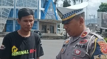 Demi Kelancaran Proyek Pengaspalan Jalan Menuju Pameungpeuk,Satlantas Polres Garut Lakukan Pemeriksaan Ketat Terhadap Kendaraan Berat