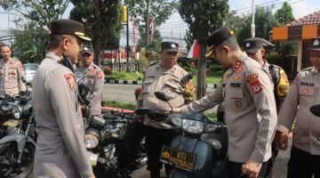 Polres Garut Gelar Giat Perlombaan Kebersihan Randis Dinas Dalam Rangka HUT Bhayangkara Ke-79