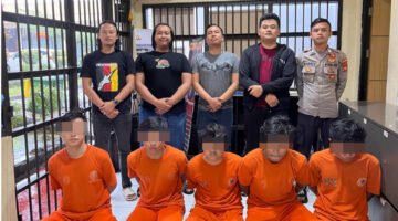 Aksi Pengeroyokan Bermotor,Satreskrim Polres Garut Tangkap 5 Pelaku