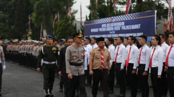 Kapolres Garut Pimpin Apel Gelar Pasukan “Operasi Patuh Lodaya 2025”: Tertib Lalu Lintas Menuju Indonesia Emas