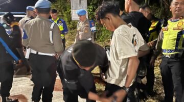KRYD Polres Garut Amankan Puluhan Knalpot Brong dan Miras