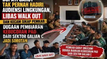 Bupati Garut Tak Pernah Hadiri Audiensi Lingkungan, LIBAS Walk Out dan Kecam Sikap Pemkab: Dugaan Pembiaran Kebocoran PAD dari Sektor Galian C Jadi Sorotan