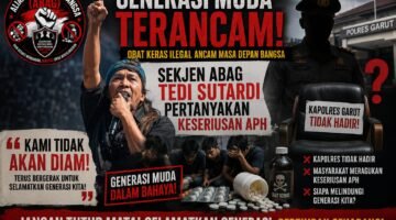 Generasi Muda Terancam, Sekjen ABAG Tedi Sutardi Pertanyakan Keseriusan APH, Soroti Ketidakhadiran Kapolres Garut: “Kami Tidak Akan Diam!”